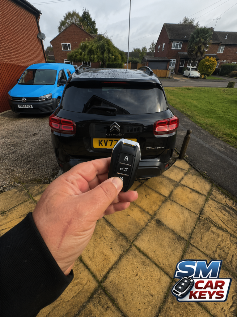 Citroën C5 Aircross spare key programmed by mobile auto locksmith in Nuneaton
