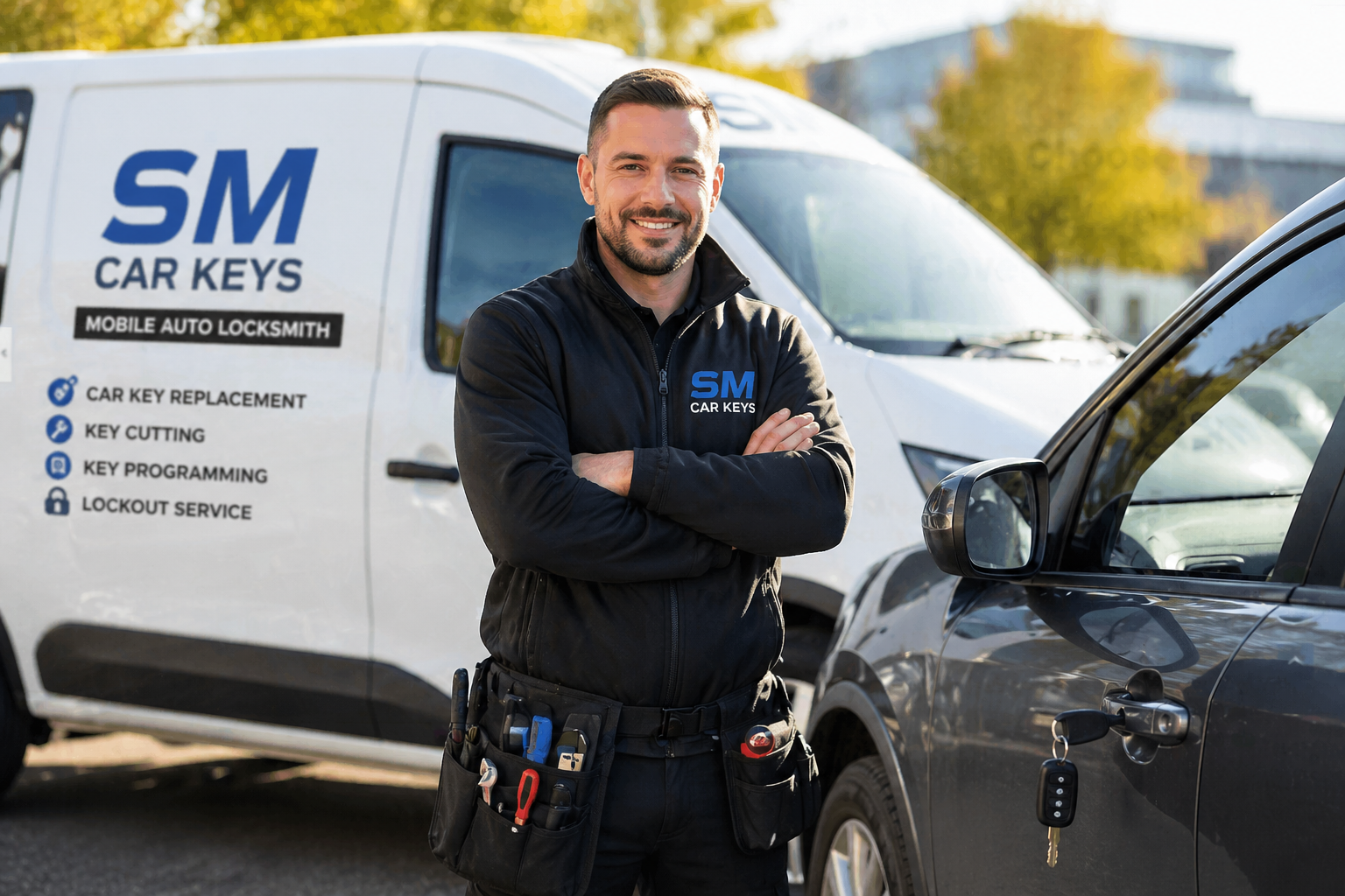 Trusted mobile auto locksmith in Coventry providing car key replacement and emergency lockout services